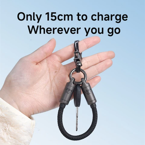 Кабель Hagibis USB4 Type-C 240 Вт 80 Гбит/с с ремешком — детальный вид товара