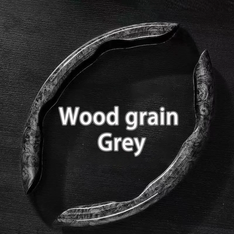 Wood Grain Steering Wheel Cover Excellent Tactile Sensation For Audi Q1 Q3 Q5 Q7 Coupe Roadster Cabriolet A3 Sedan Sportback