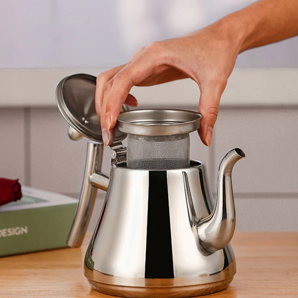 

Kettle Home Stainless Tea Modern Coffee Easy to Clean Stove Top Whistling Steel Kettles for Boiling Water