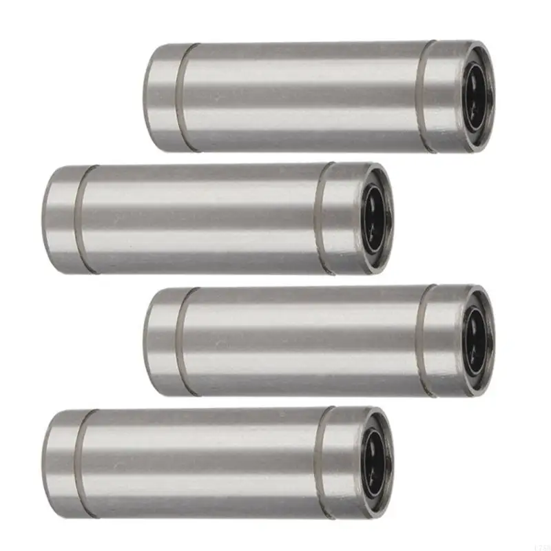 U75B 4Pcs Linear Bearing LM6UU LM8UU LM8LUU 8mm Linear Motion Bushing Sealed Rod Liner Shaft for Machine 3D Printer