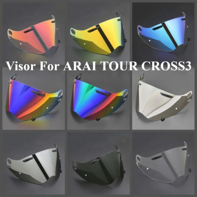 Visor For ARAI TOUR CROSS3 Helmet Lens Anti Fog High Impact Protection UV Cut Durable High Strength Viseira Capacete Accessories
