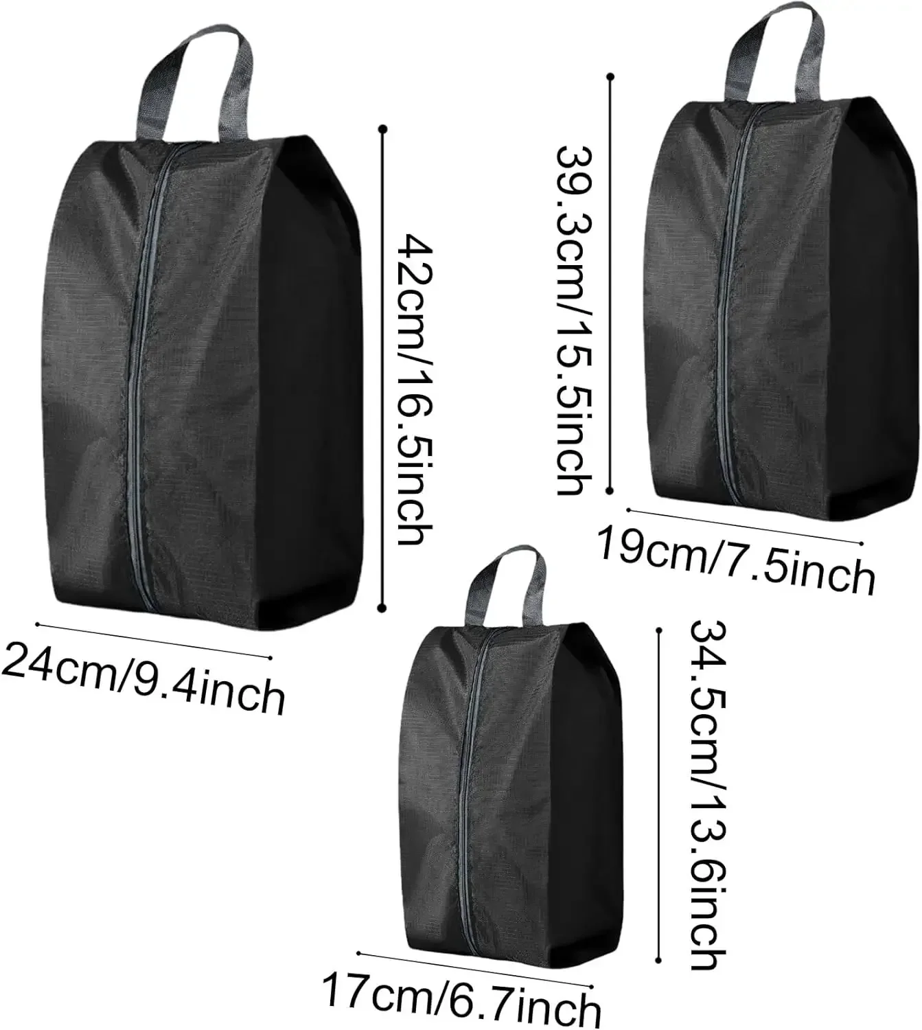 QXB01 휴대용 방수 신발 가방, 다기능 접이식 야외 여행, 가정용 보관 가방, 남녀공용 스니커즈