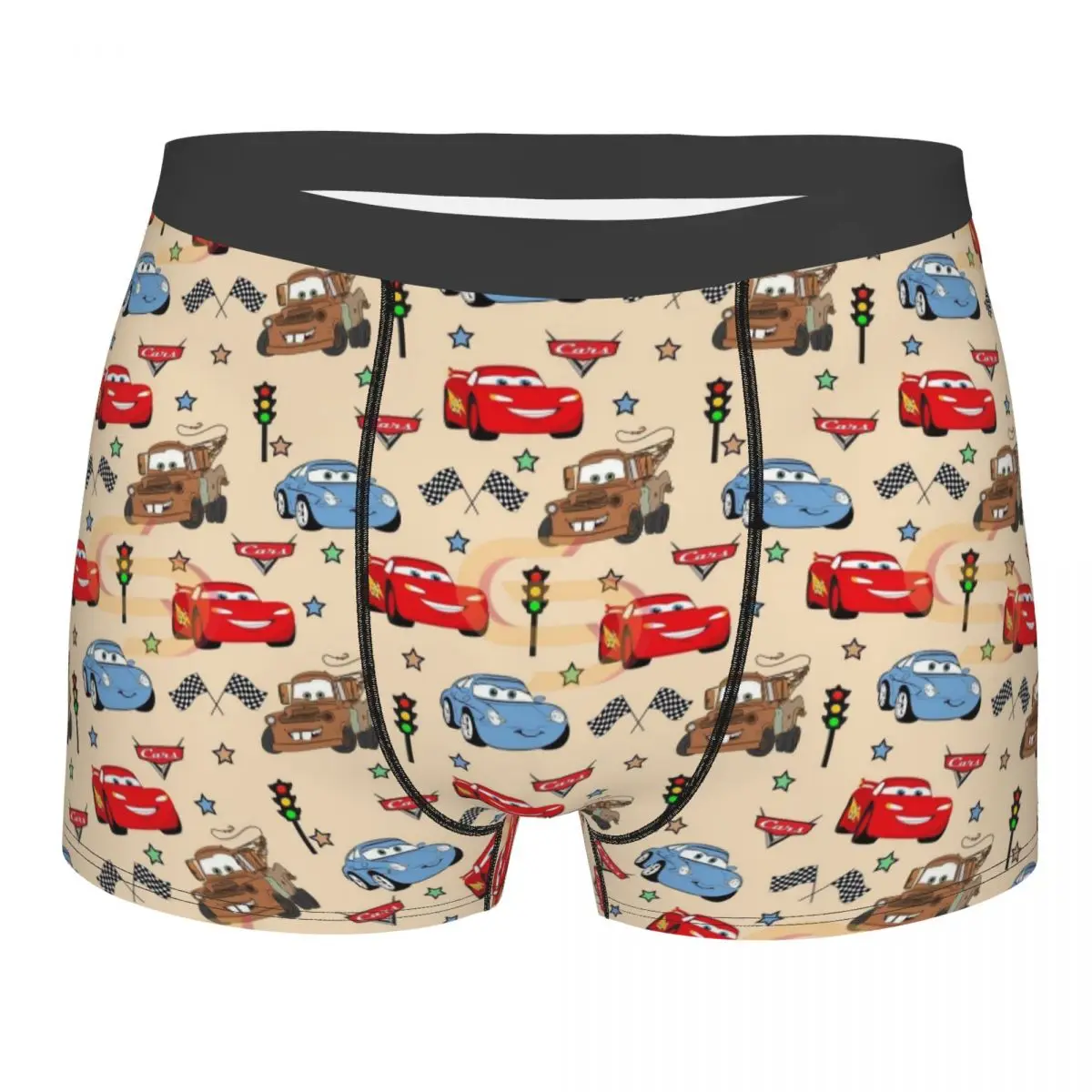 

Custom Lightning McQueen Anime Boxer Shorts For Homme 3D Print Underwear Panties Briefs Breathable Underpants