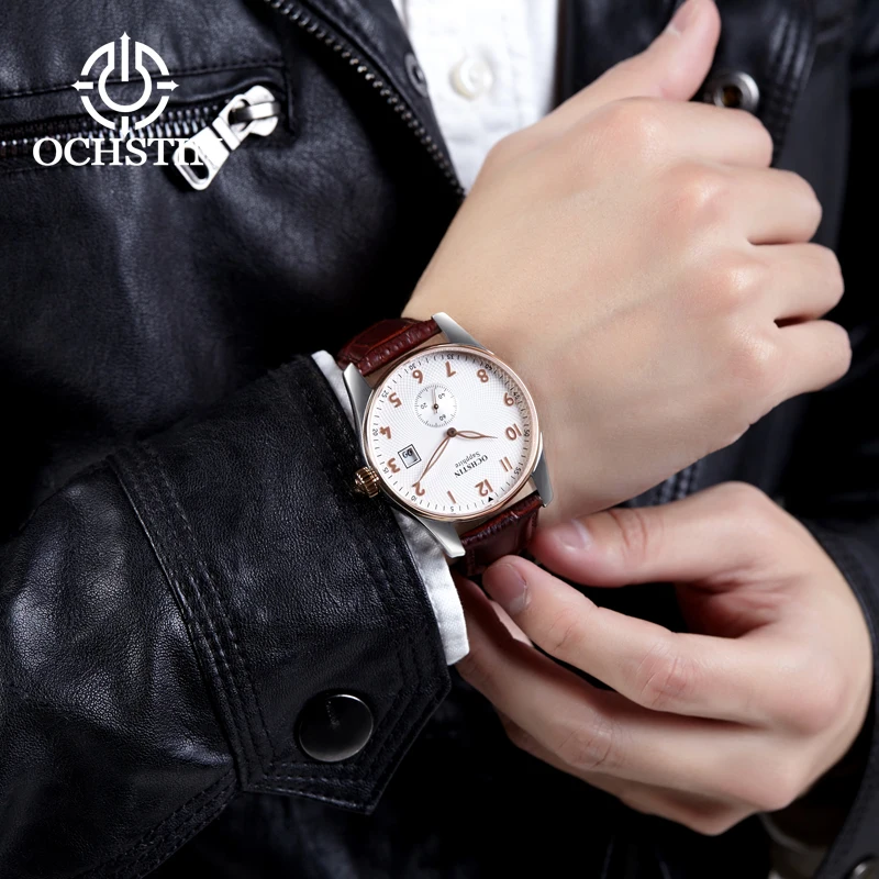 OCHSTIN2024 New Fashion Trend Prominente Celebrity Series Imported Multi functional Quartz Movement Watch Men\'s Quartz Watch