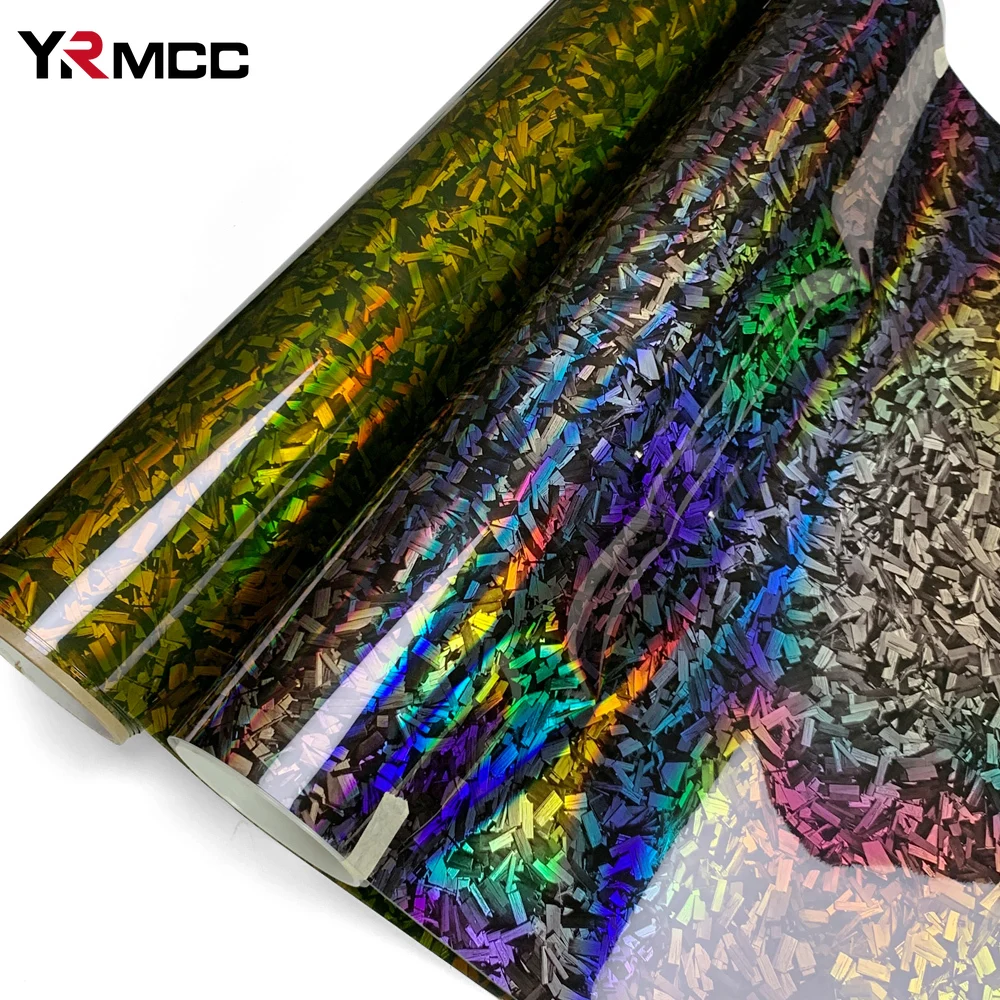 Carbon Fiber Vinyl Film Laser Car Stickers Forged Carbon Motorcycle Gold Stickers Vinyl Auto Tuning Covers for Car Accessories