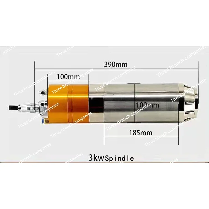 

Автоматический инструмент для замены шпинделя 3 кВт, гравировальный станок, BT30 для гравировки и фрезерования металла, высокая скорость, пневматическое водяное охлаждение