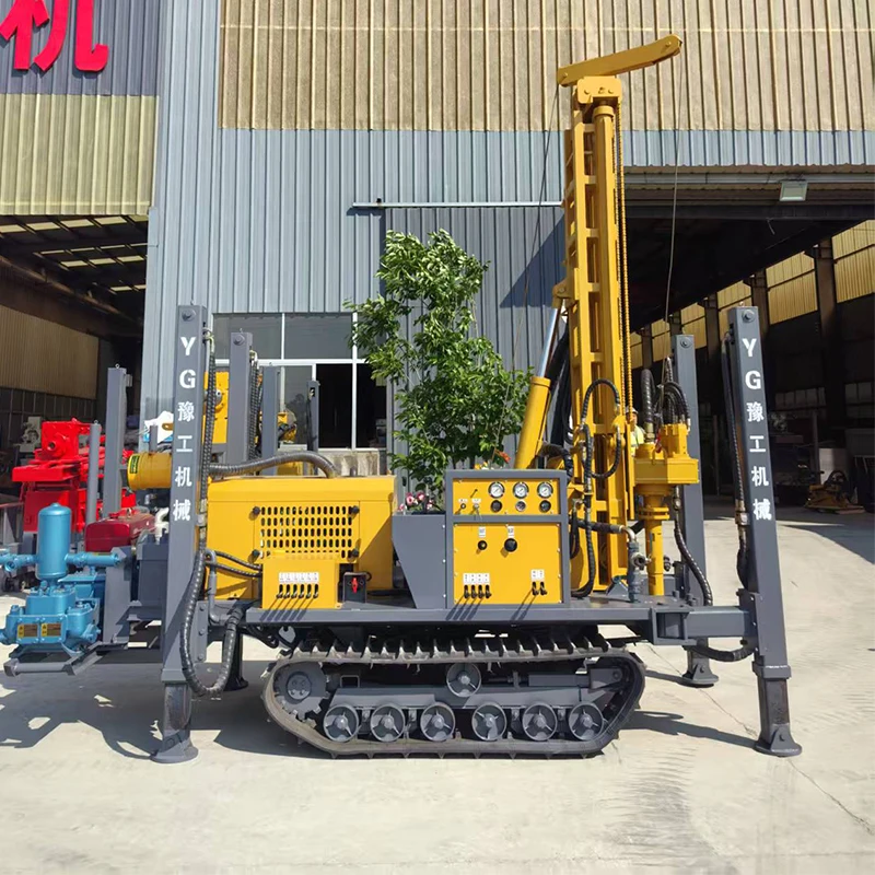Heavy Duty Full Hydraulic Core Drill Rig Crawler Mounted for Deep Mineral Prospecting Up To 800m Depth