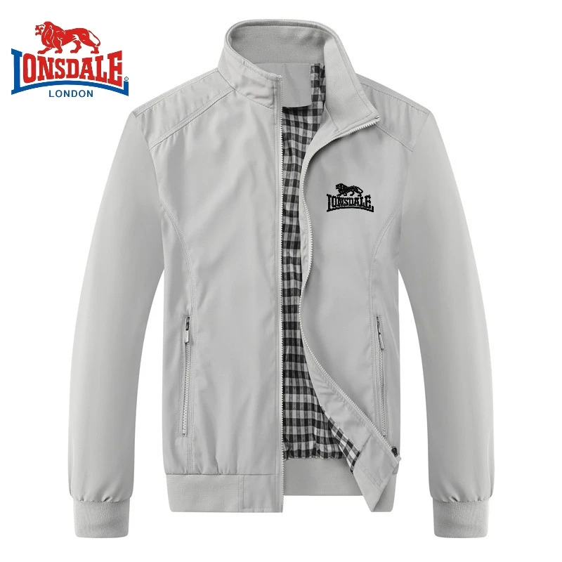 Chaqueta con solapa bordada de alta calidad para hombre, chaqueta cómoda a prueba de viento para exteriores, de lujo, a la moda, para otoño e