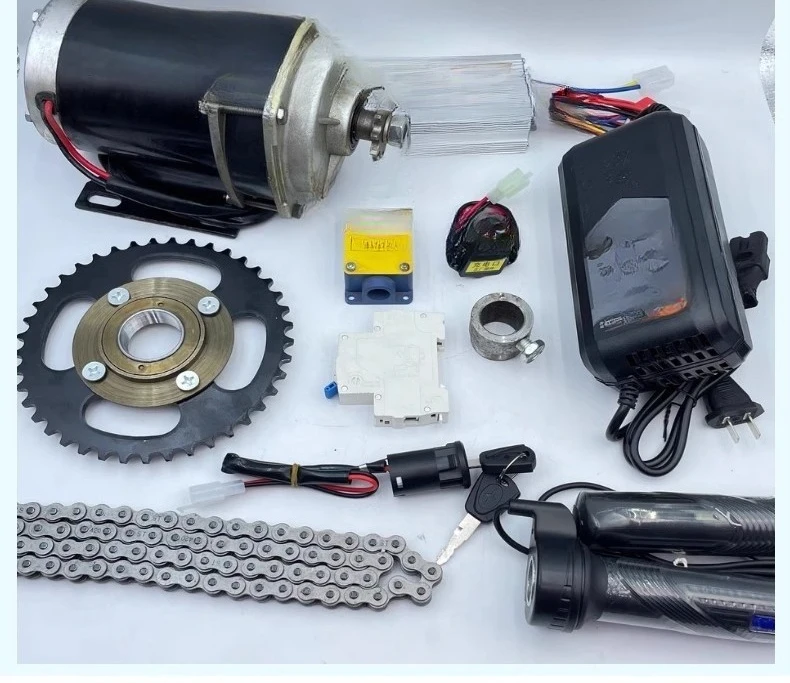 

Tricycle modified electric moped kit 24V36V48V500W high-power geared motor