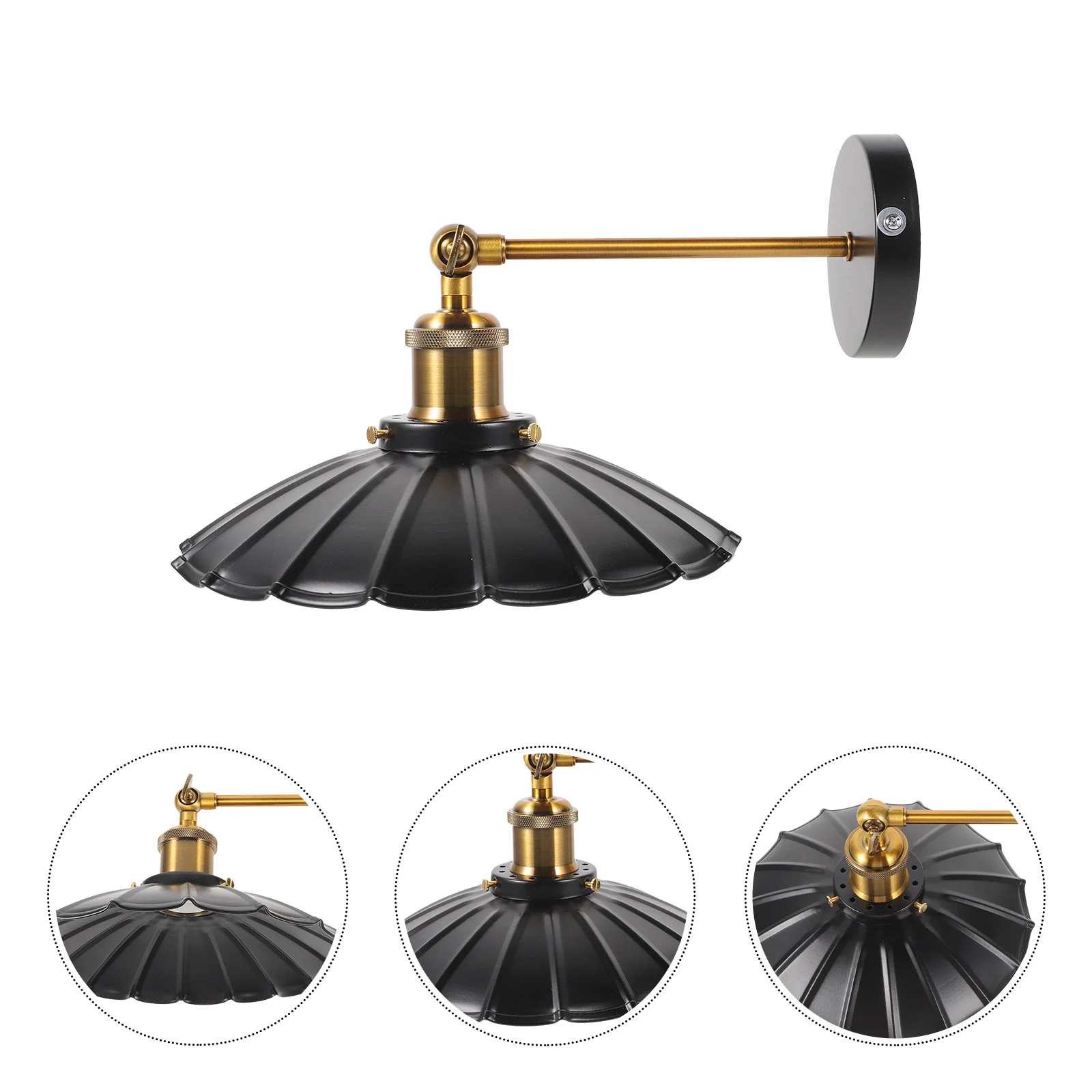 

Industrial Wall Lamp Iron Cage Vintage Style Light Fixture For Living Room Bedroom Hallway Stairway Decor