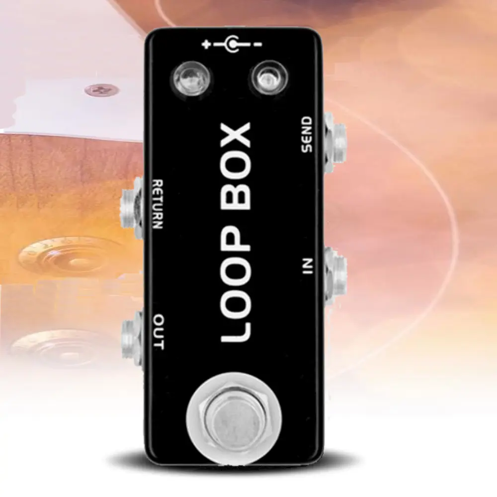 Guitar loop effect pedal with true bypass Loop Box Guitar Effect Pedal Switcher Channel Selection Looper Effects Processors