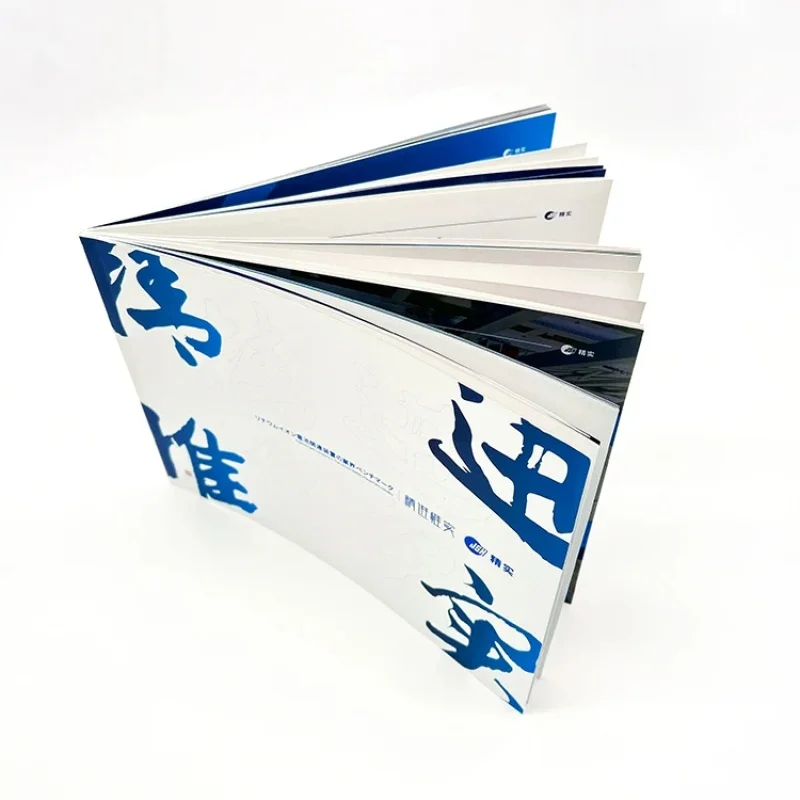 

custom High quality wholesale color design offset saddle stitch bind booklet book brochure catalogue catalog printing