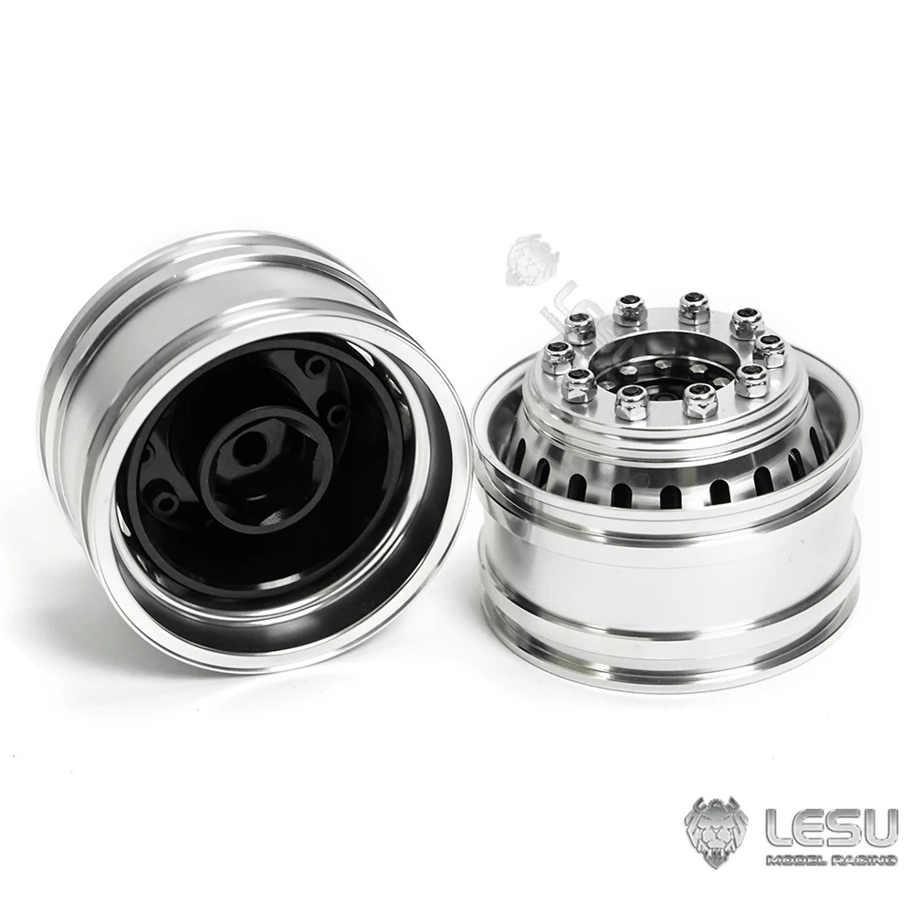 RC 1/14 LESU Wheel Hub Hexagonal Connector Version W-2018-C1 For Tamiya 1/14  Tractor Truck Lorry Tipper Model Dumper Parts