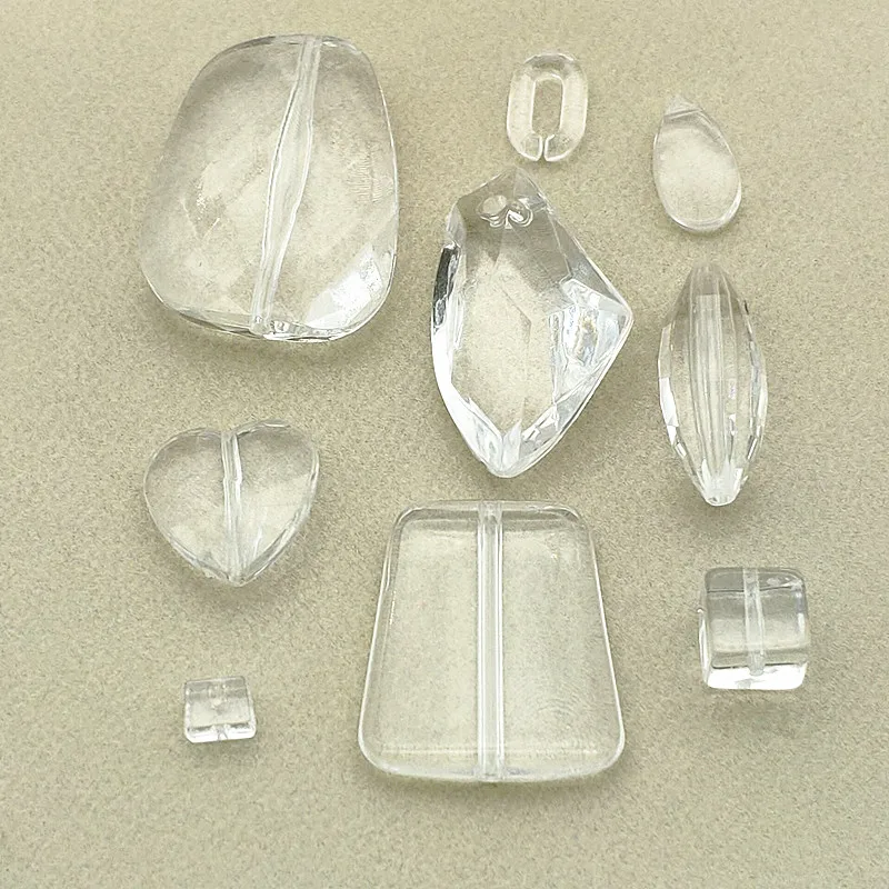 

New Arrival! Acrylic Transparent Clear Beads For Handmade Jewelry Bracelet/Necklace/Earring DIY Parts Jewelry Findings&Component