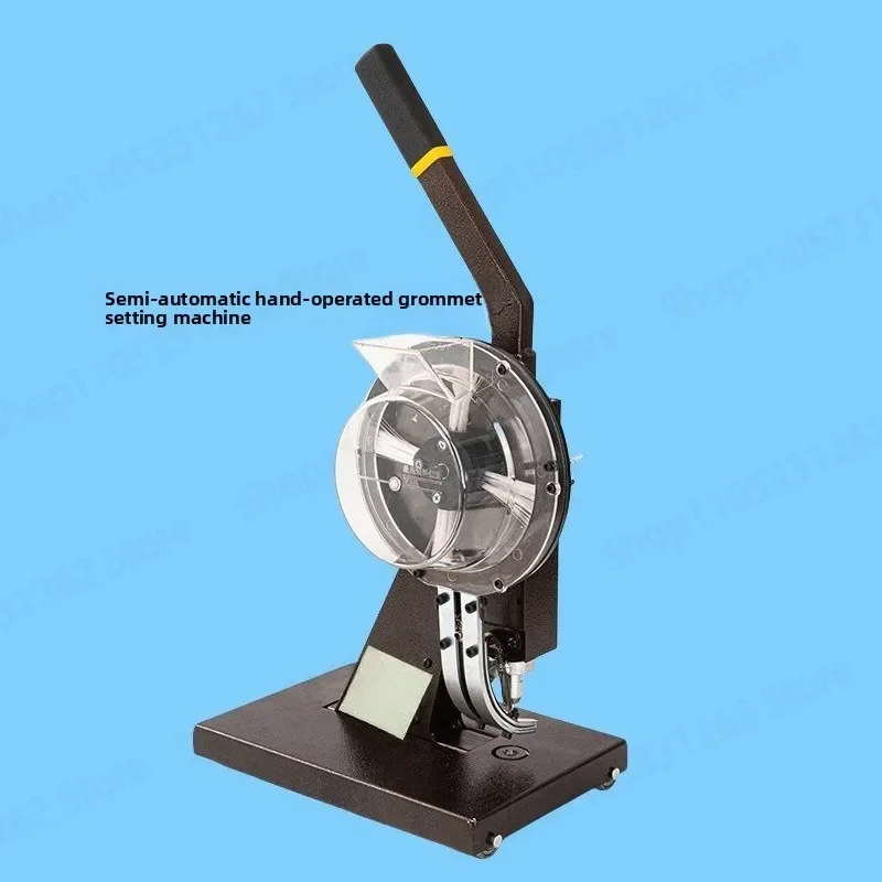 Hand Press Eyelet Machine, Manual Buckle Punching Tool for Banner Cloth Light Box Canvas Advertising
