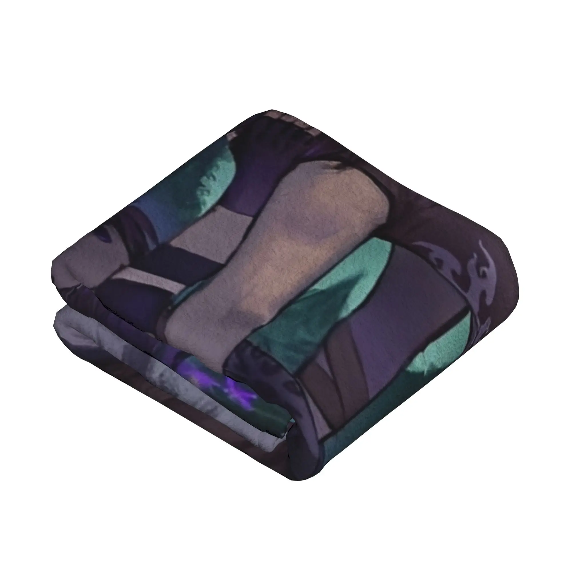 Azuretime أنيمي بطانيات محبوكة المخملية Azure وقتين بطانية رمي ناعمة للسفر في الهواء الطلق المفرش #5