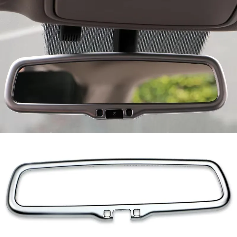 For Kia Sportage 4 QL 2016 2017 2018 2019 2020 2021 Car Interior Rearview Mirror Cover Endoscope Trim Frame Sticker Accessories