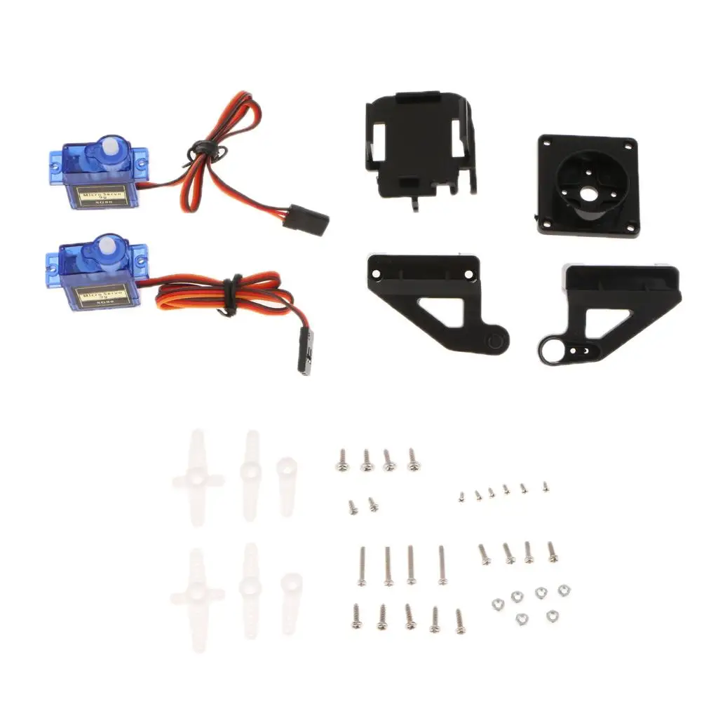 

Двухосевой сервоприводный кронштейн FPV, легкая платформа для крепления камеры на радиоуправляемые роботы, вертолеты, самолеты