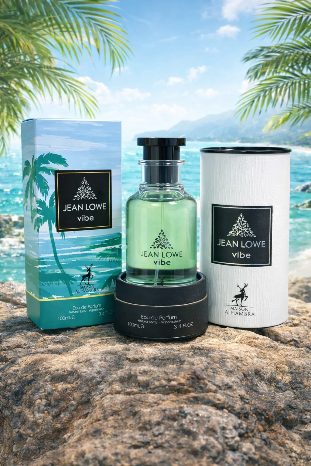 

Maison Alhambra Jean Lowe Immortal Azure 100ml EDP Unisex Fresh Citrus Woody Scent Smooth Long Lasting Daily Wear Gift Fragrance