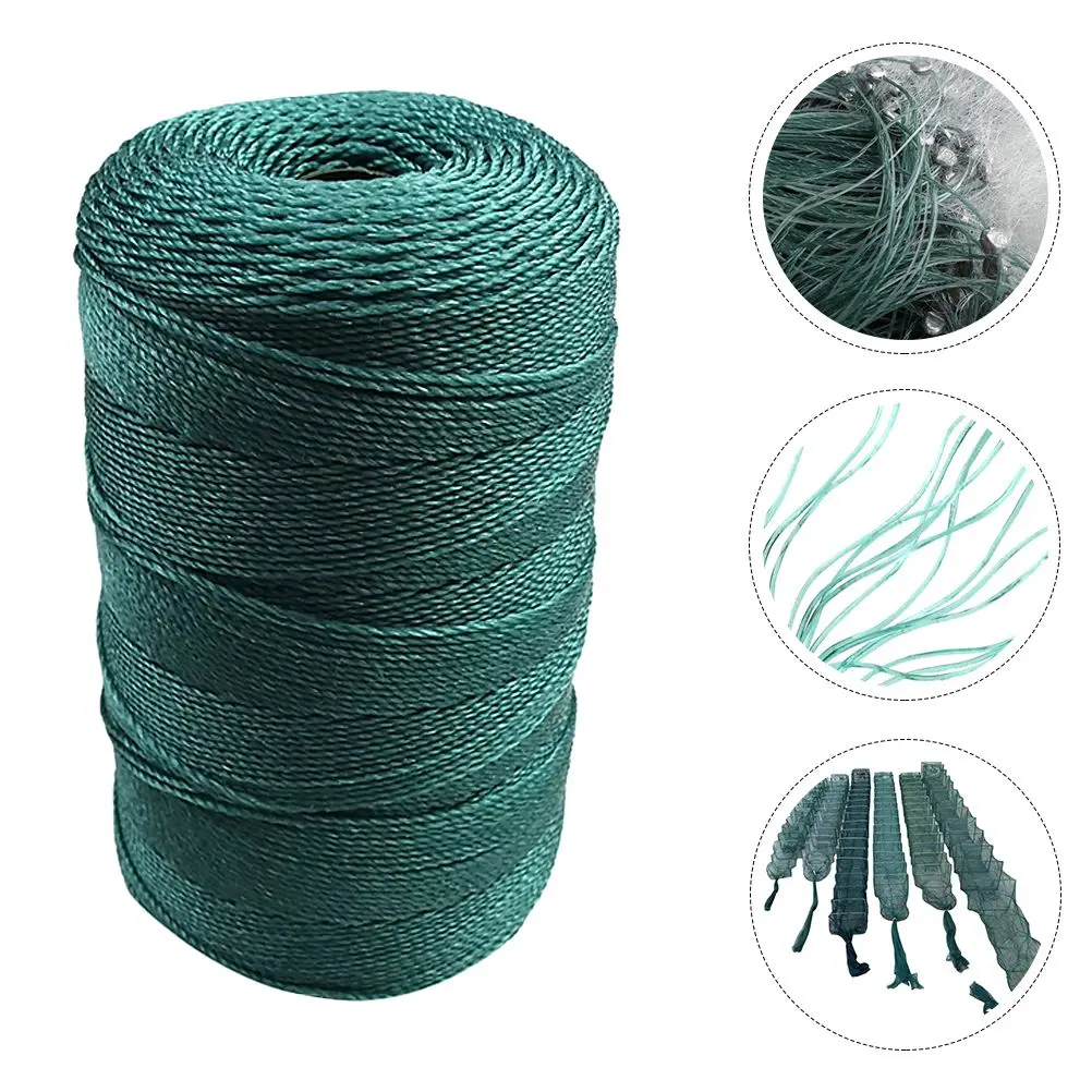 Twine Rope Net Line Fishing Repair Tarred Nylon for Nets Thick Dark Ropes Packaging
