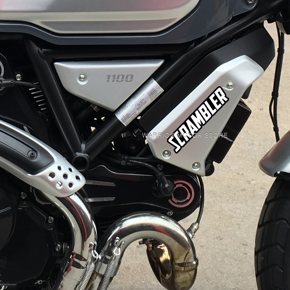 Pegatinas impermeables para motocicleta, calcomanía para Ducati Scrambler 1100