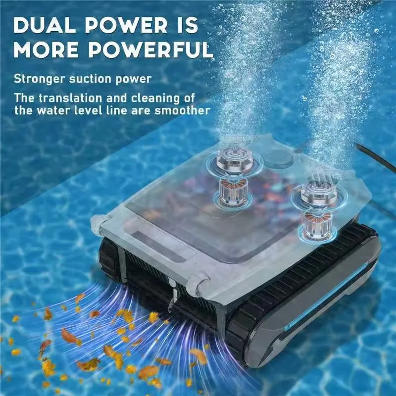 

Wireless Robotic Pool Vacuum: Automatic Cleaner for Above & In-Ground Outdoor Swimming Pools