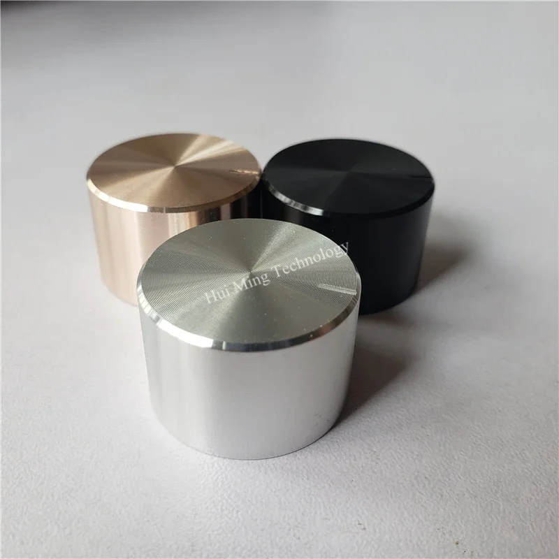 

8 шт. алюминиевый пластик Konb для ручек потенциометра, электрический ящик 26*17 мм, черный O-образный вал, крышка громкости шасси, ламповый усилитель