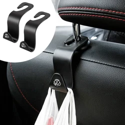 2pcs Car Seat Back Hook Storage Rack Multifunctional Storage Hook Accessories For Volkswagen VW R Line Golf 6 7 8 Passat Polo