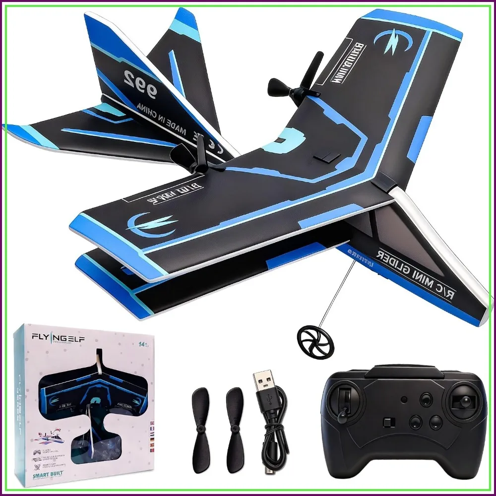 

Easy-to-Fly RC Plane for Kids & Adults, 6-Axis Gyro, Durable MPP, 42min Flight, 2.4GHz, Gift