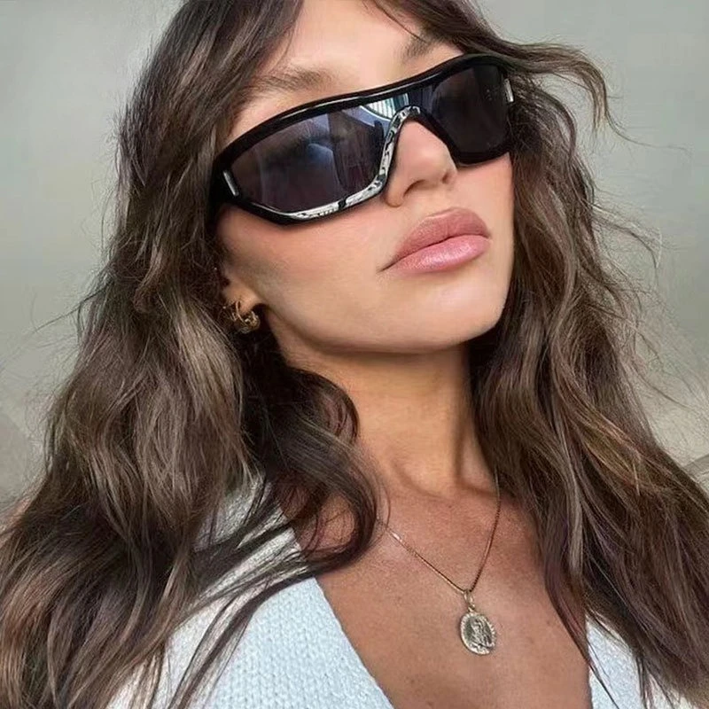 نظارات شمسية للرجال نظارات شمسية للنساء على طراز الهيب هوب الشرير الكلاسيكي، مناسبة لتسلق الجبال والسياحة واستخدام الشاطئ