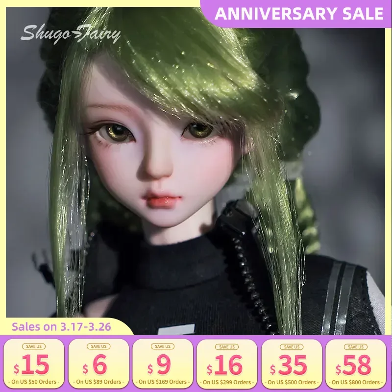 ShugaFairy Faina BJD Doll 1/4 Bariy Body Rainbow Collection Modern Fashion Sports Style High Quality Ball Jointed Dolls