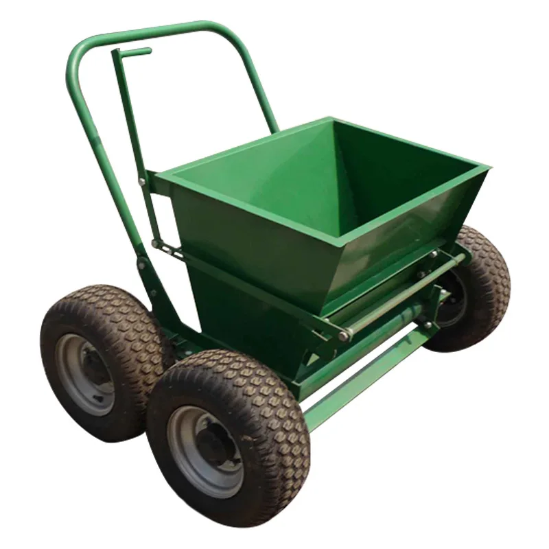 Small hand-pushed artificial turf sand filling machine Football field lawn sand washing machine
