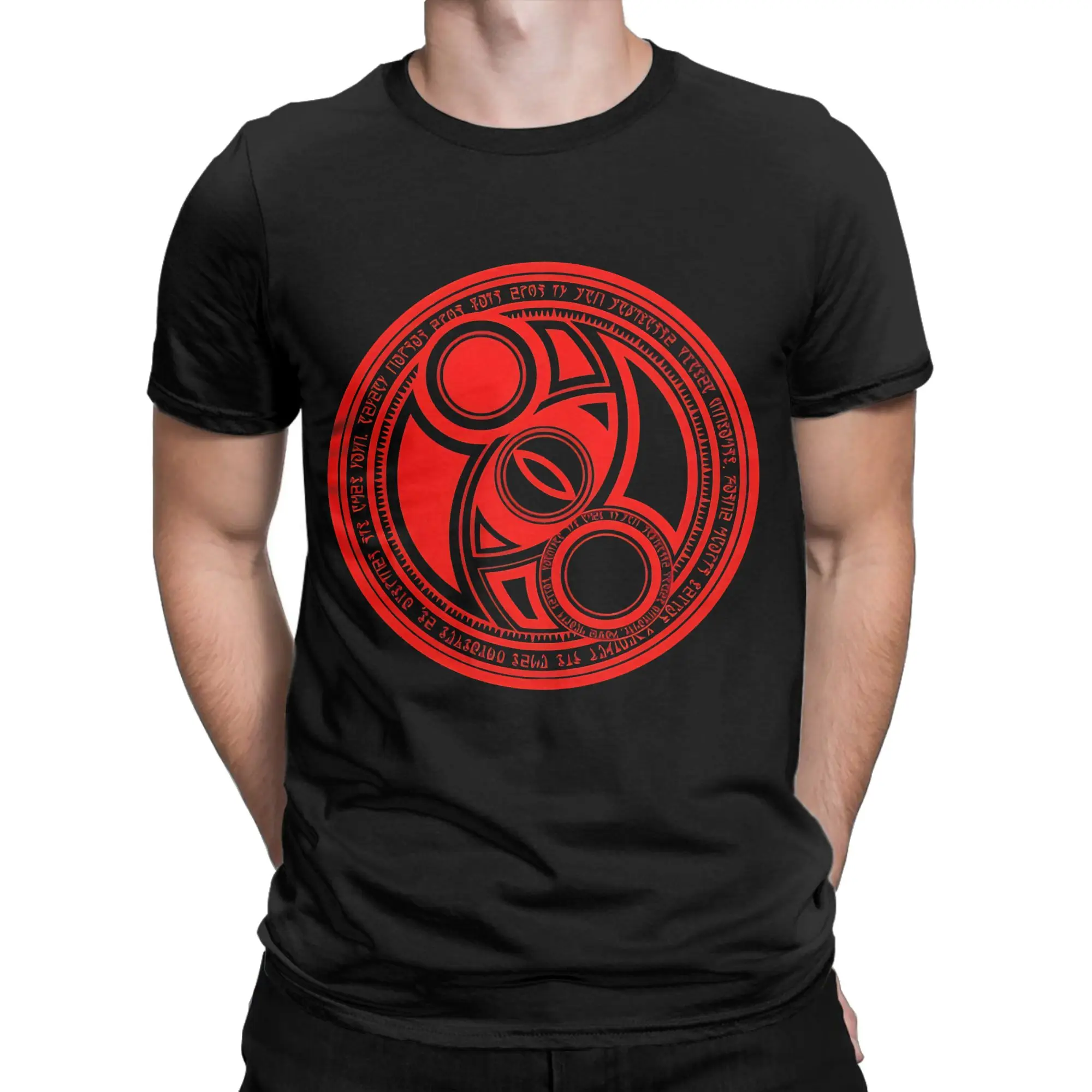 Streetwear T-Shirt Bayonetta Umbra Witches Symbol Cotton T Shirts  Novelty Tee Shirt for Man Summer Casual Short Sleeve Tees