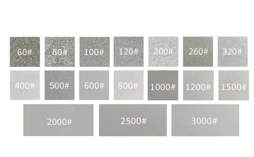 Diamant-Flachschleifscheiben-Set 10 Stück, 4 Zoll Diamant-Polierscheibe 80/120/240/400/600/800/1000/1500/2500/3000 Körnung Schleifscheibe – Detail 1