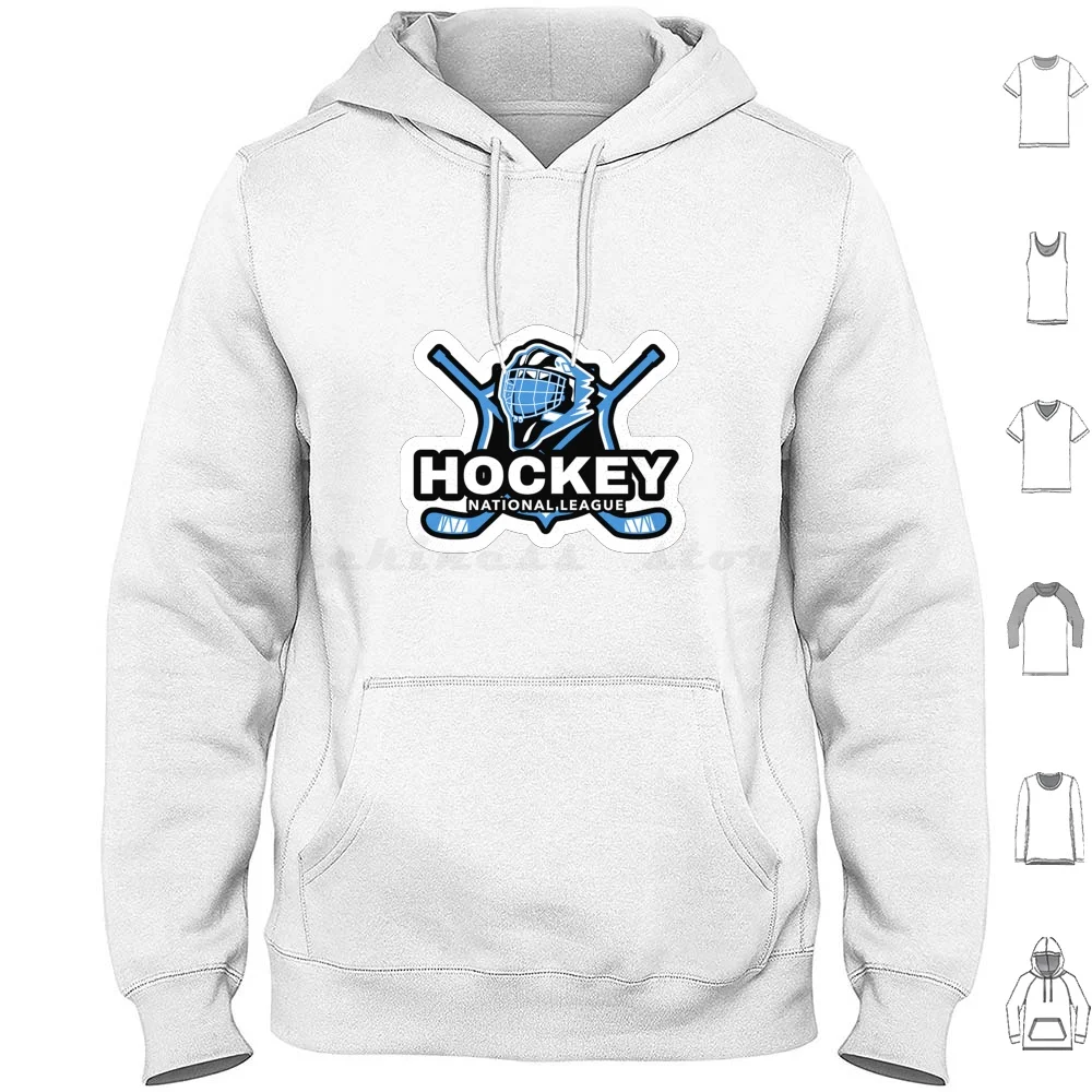 Ice Hockey National League Lovers Hoodies Long Sleeve Field Puck Stick Game