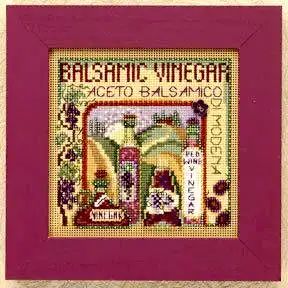 Mh 14-9202 Balsamic Vinegar 23-23 Cross Stitch Kit Aida   Count Unprint Canvas Stitches Embroidery DIY Handmade Needlework