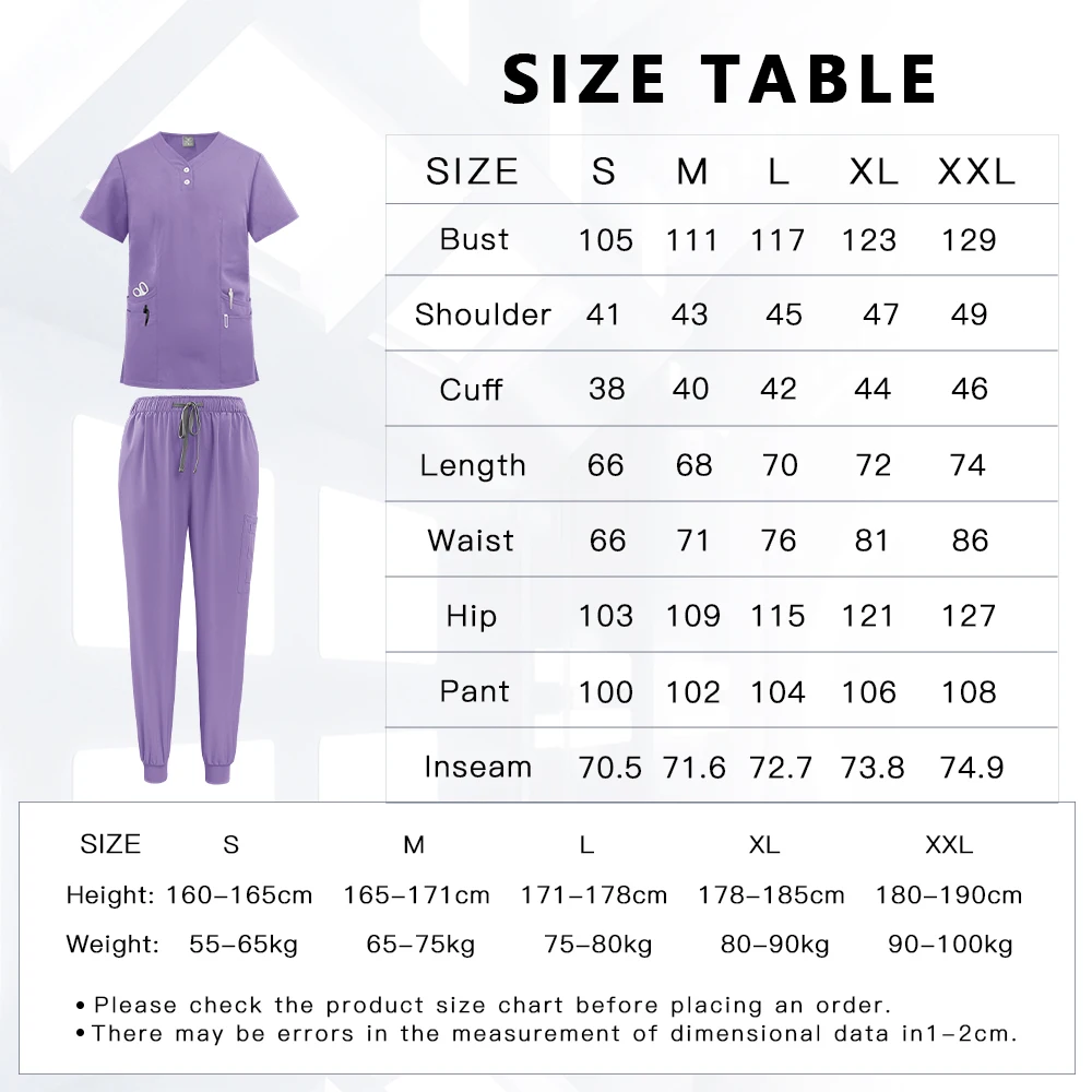 Wholesale Price Doctor Nurse Scrubs Set Medical Uniforms Women Men Jogger Suit Hospital Accessories Operating Room Surgical Wear