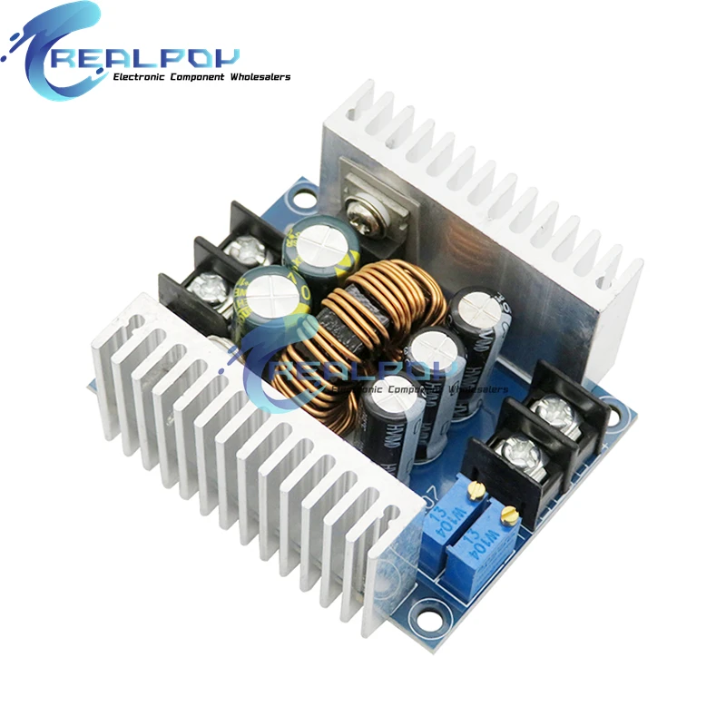 300W 20A DC-DC Buck Converter Step Down Module Constant Current LED Driver Power Step Down Voltage Module Electrolytic Capacitor