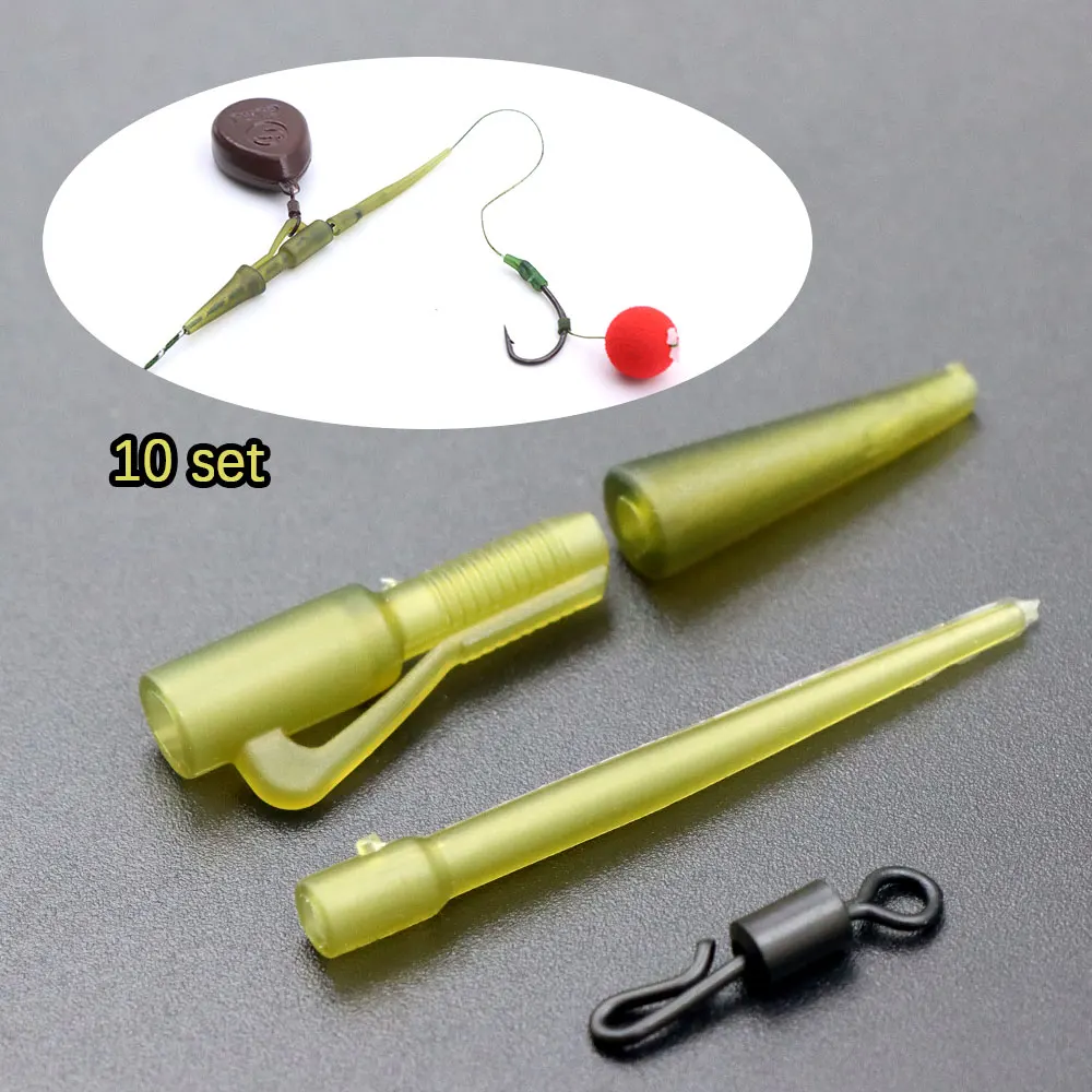 10 Set Carp Fishing Accessories Helicopter Rig Fishing Tackl
