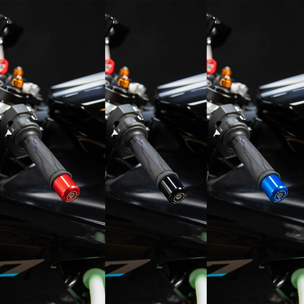 2026 Motorrad Bar End Kappen Für Suzuki GSX-R 600 750 GSXR 1000 Hand Grip Stecker Lenker Enden Gewichte Slider GSXR 750 GSXR 1000