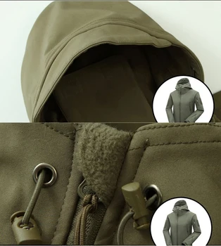 Men's Winter Autumn Softshell Fleece Jackets Windproof Outdoor Fishing Hiking Hunting Thermal Camping Cargo Coats Warm M-5XL 3 Men's Winter Autumn Softshell Fleece Jackets Windproof Outdoor Fishing Hiking Hunting Thermal Camping Cargo Coats Warm M-5XL 3