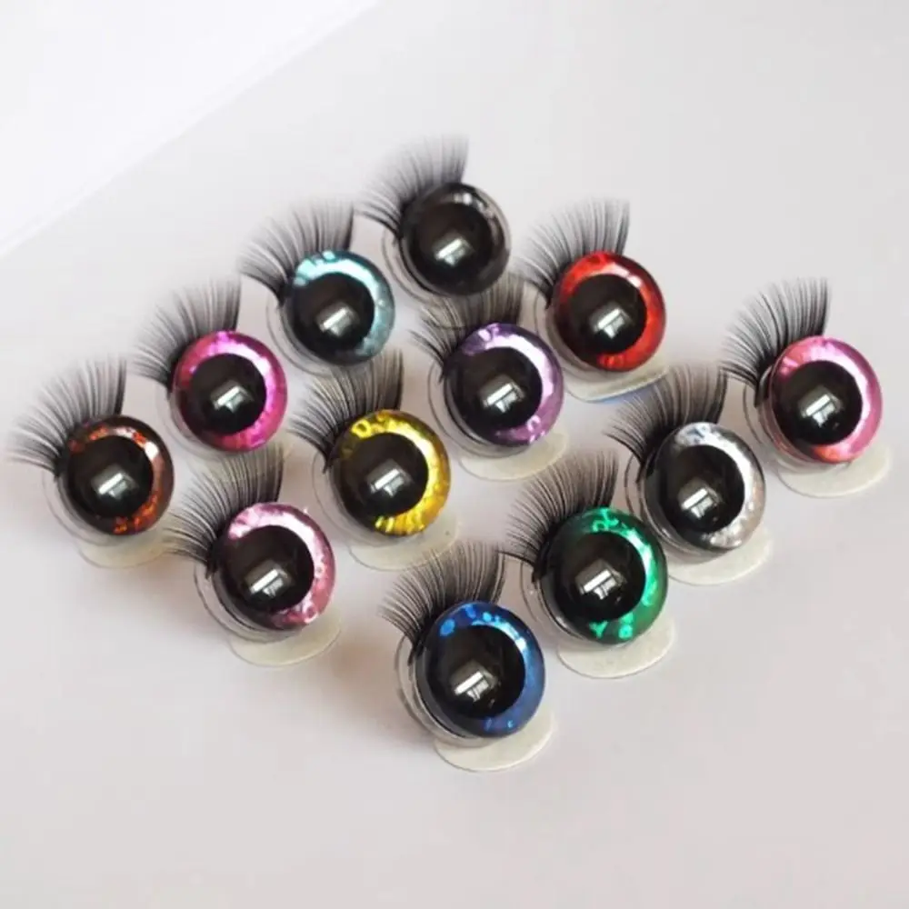 New 12mm Plastic Safety Eyes 10 Colors Doll Accessories Eyes Crafts Bear Animal Eyes Doll Accessories