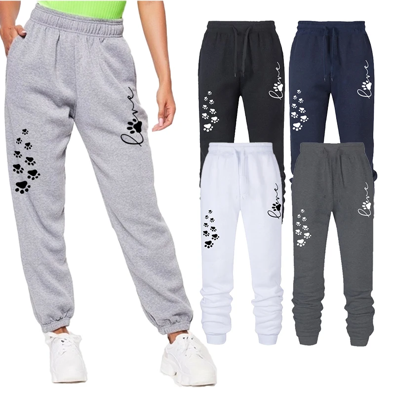 

Fashion Adult Leisure Sports Pants High Quality Loose Cotton Pants Jogging Pants Women's Leisure Fitness Jogging Pants