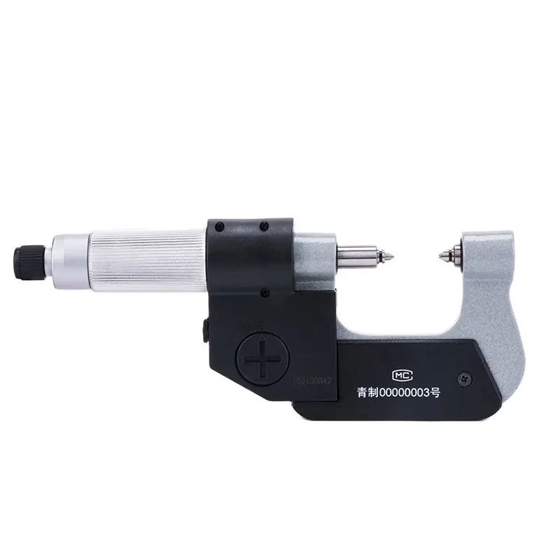 Imagem -03 - Xibei 2550 Mmparafuso Rosca Micrômetros Rosca Micrômetro Medição Pitch Micrômetro Não Rotativo Spindle230-92040