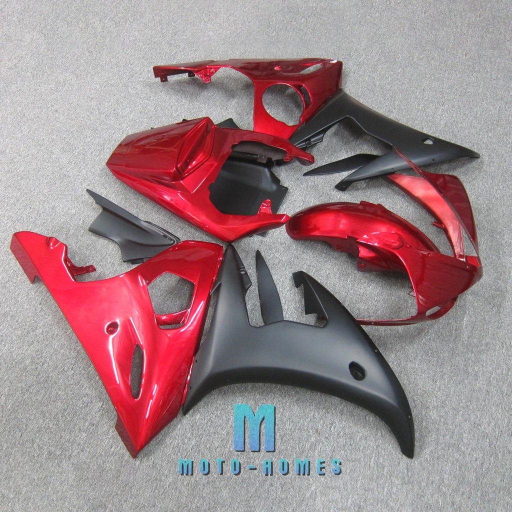 Aftermarket Fairings Set for Yamaha R6 2003 2004 Injection Moulded YZF R6 03 04 ABS Motorcycle Fairing kit Red Black