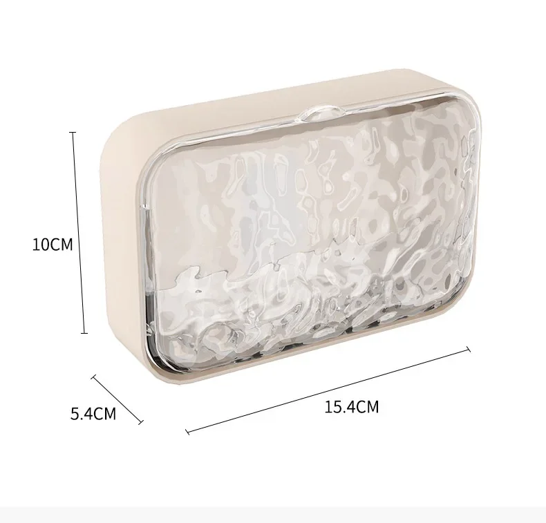 Bathroom Soap Holder Free-Punching Wall Mounted Soap Sponge Holder Organizer Double Drainage Soap Dish Bathroom Accessories