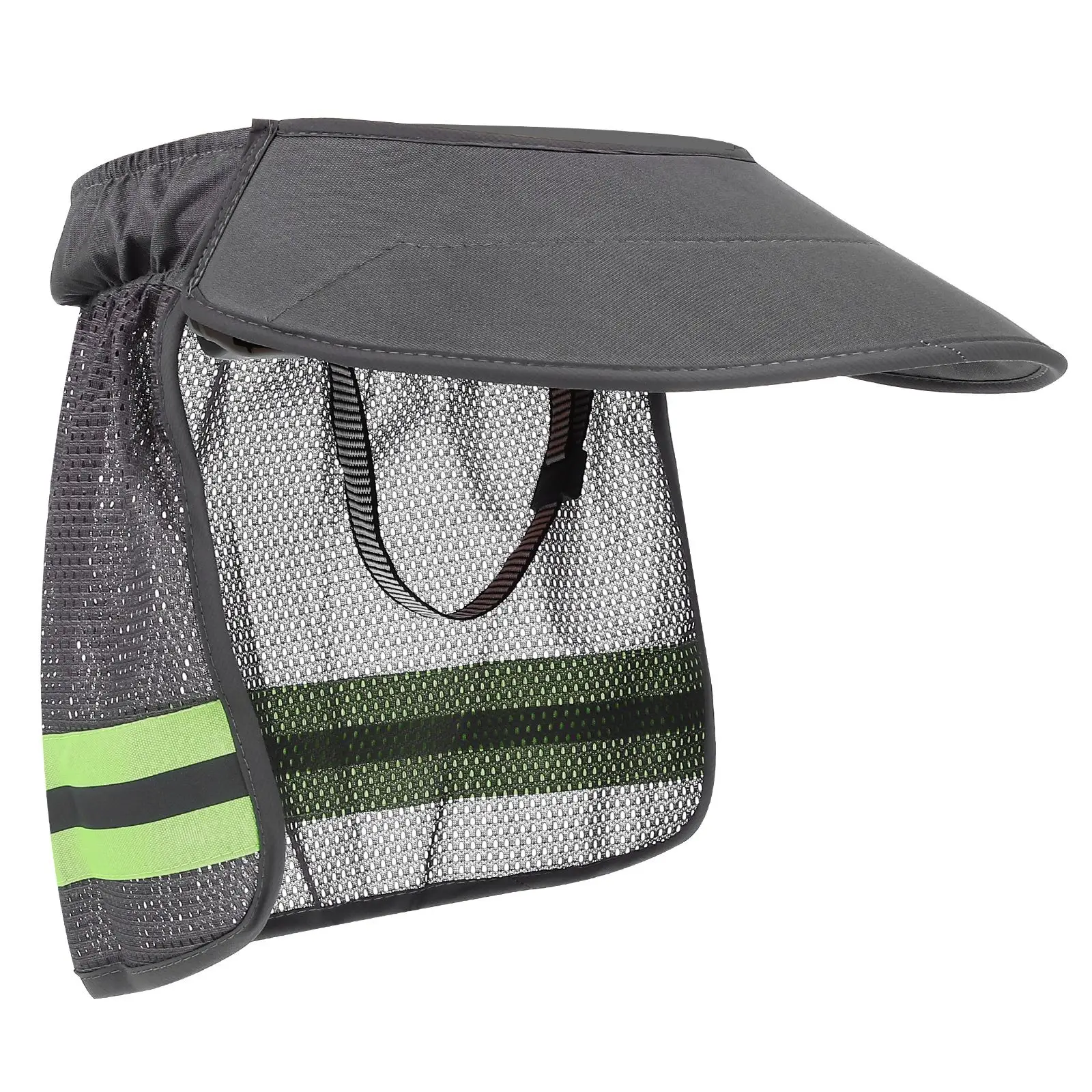 Summer Sun Shade Safety Hard Hat Neck Shield Sun Shade Reflective Stripe Cap Cover for Construction Workers