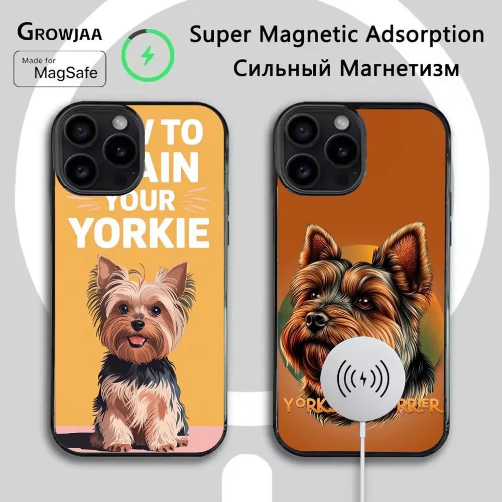 

Yorkshire Terrier Dog Phone Case For iPhone 16e,16,15,14,13,12,11,Plus,Pro,Max,Mini Magsafe Magnetic Wireless Charging