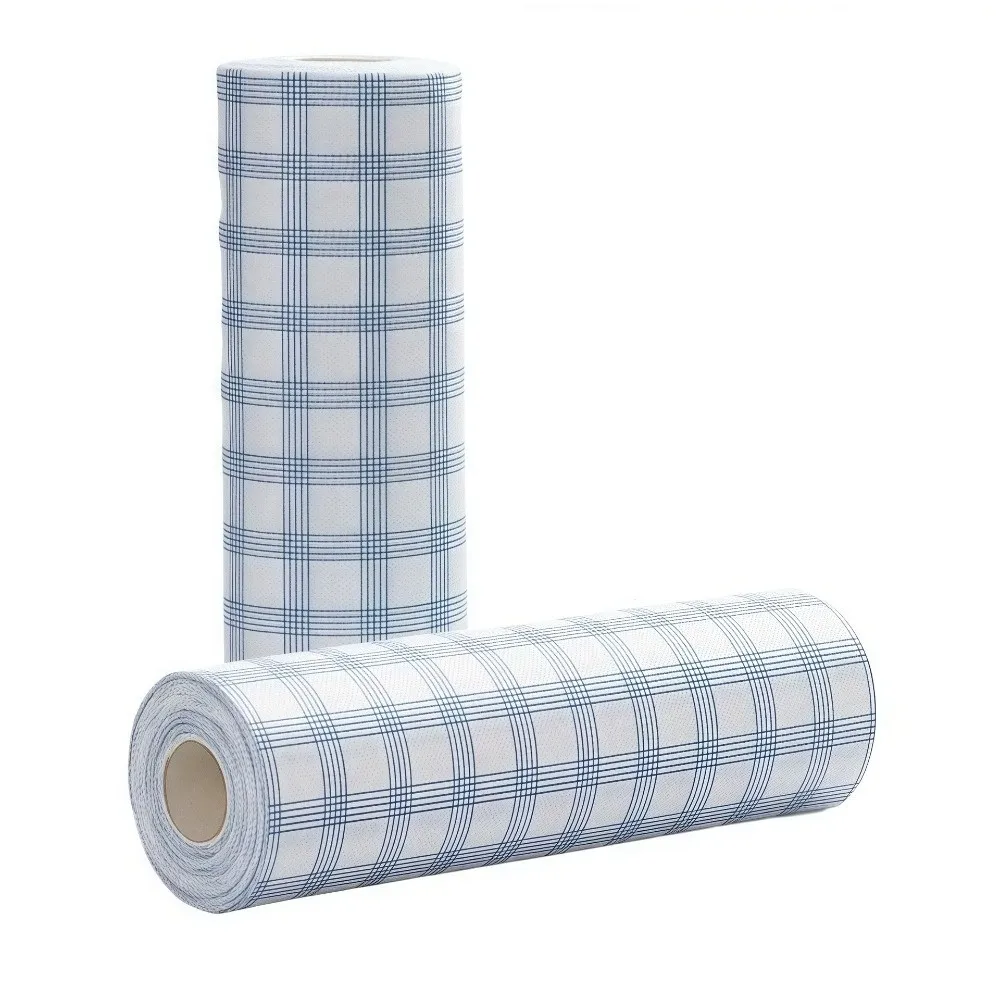1Roll/400Sheets Non-woven Fabric One-Time Dishcloth Thickened Degreased Non-Stick Oil Cloth Washable Dry Wet Dual-Use