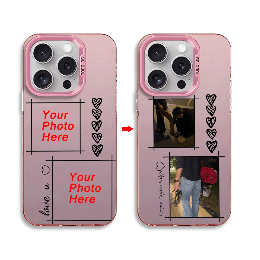 Personalized Photo Customized Soft TPU Phone Case For iPhone